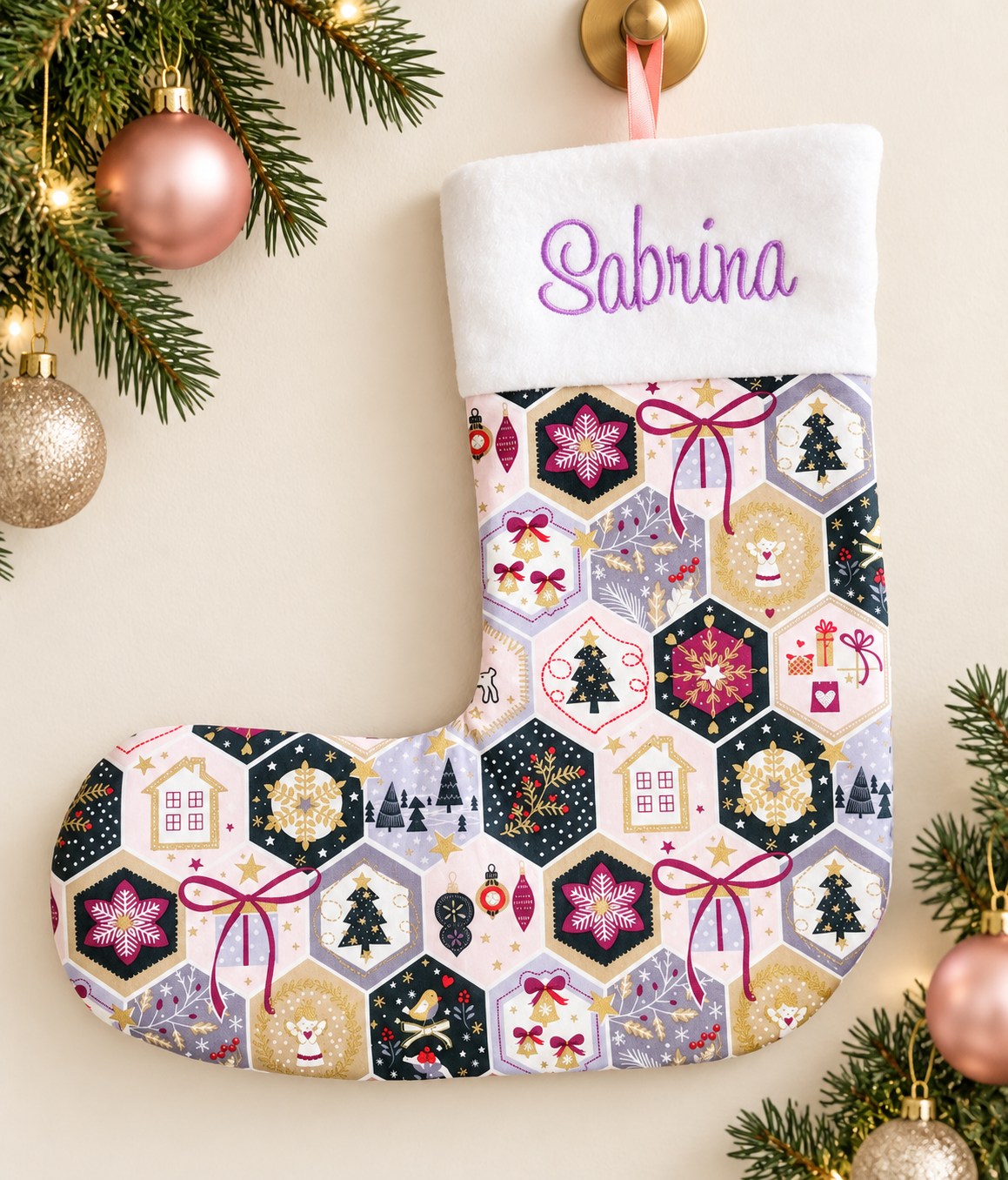 Botte de Noël personnalisée — Sabrina