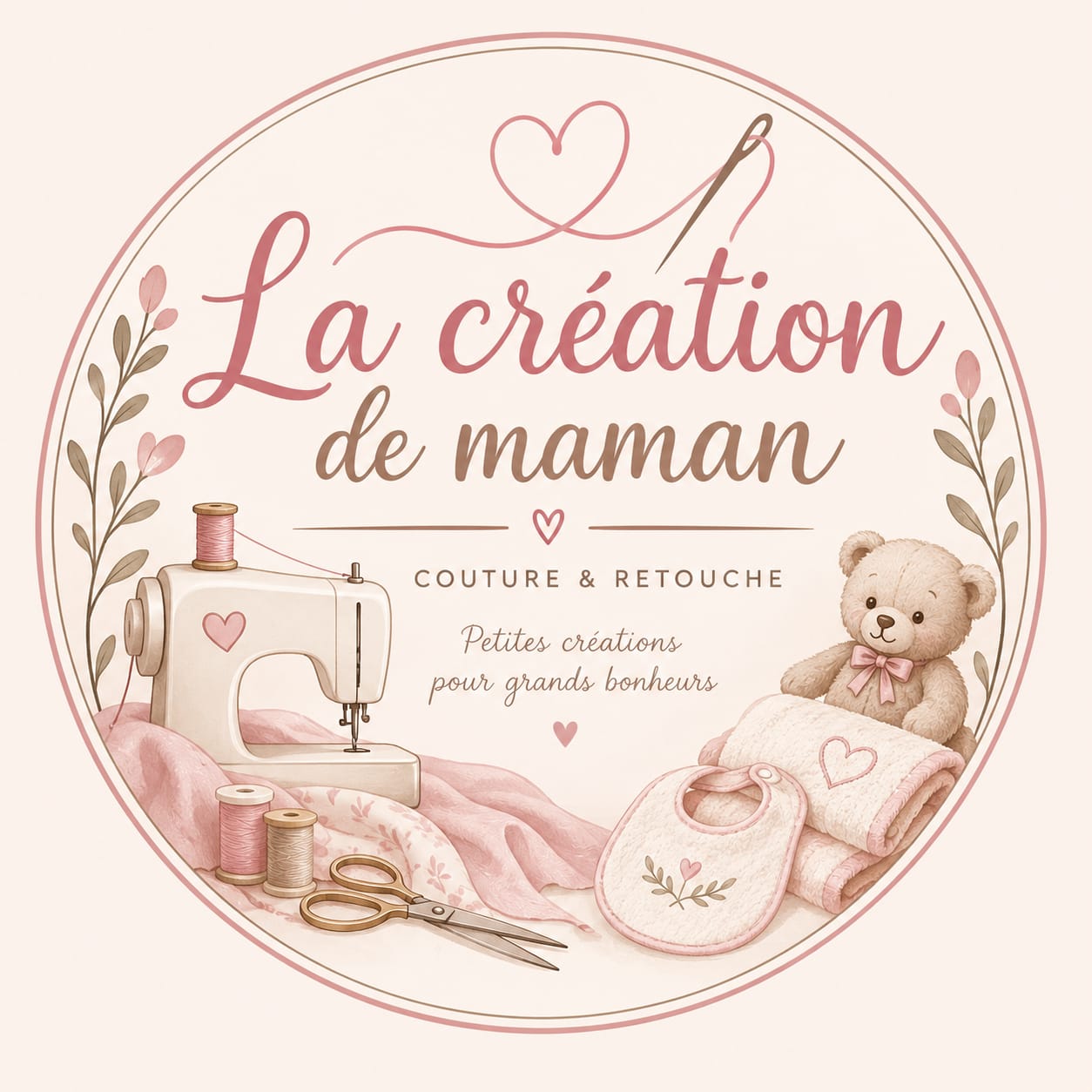 La création de maman, couture et retouche